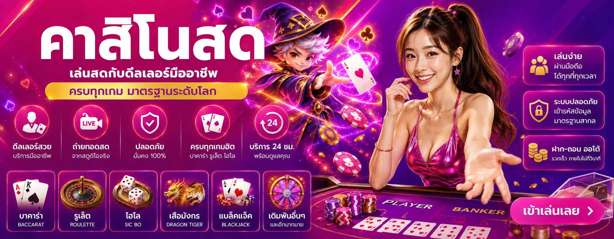 คาสิโนสด kd777